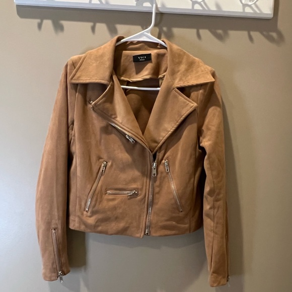 VICI faux suede jacket - size small - Picture 1 of 3